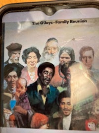 the cover of a cd with a picture of a family reunion